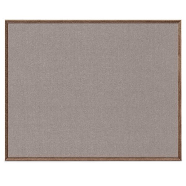 United Visual Products Wood Combo Board, 36"x24", Cherry/White Porcelain & Cork UVDECORK3624OAK-CHERRY-WHTPORC-CORK - main